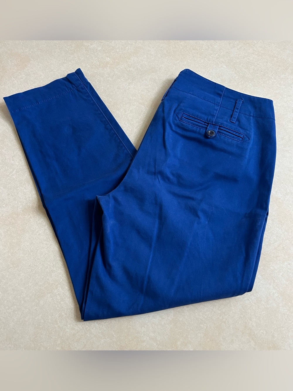Lands' End Fit 2 Straight Leg Chinos Jewel Blue 10